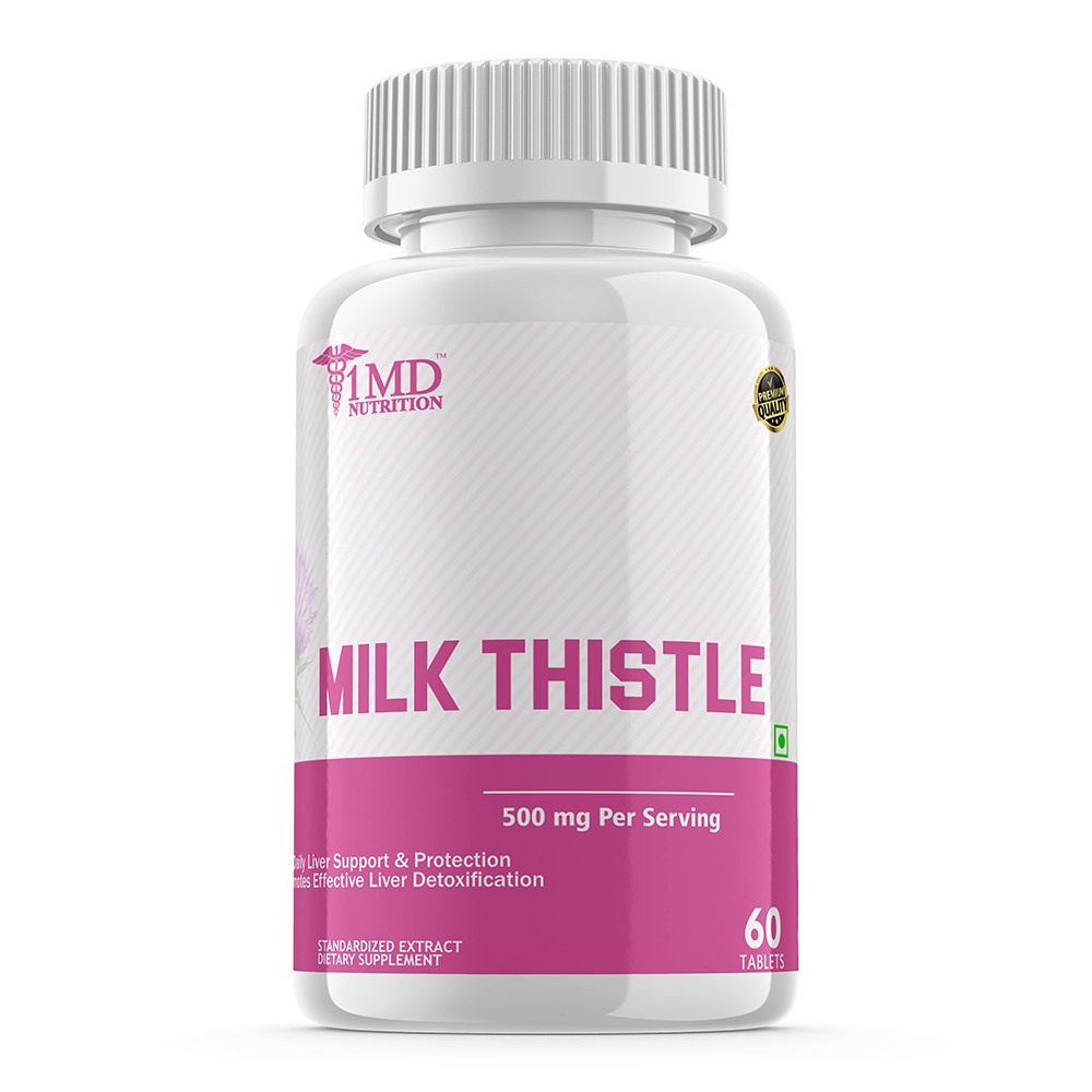 1MD Milk Thistle 60Tab |Liver Detox