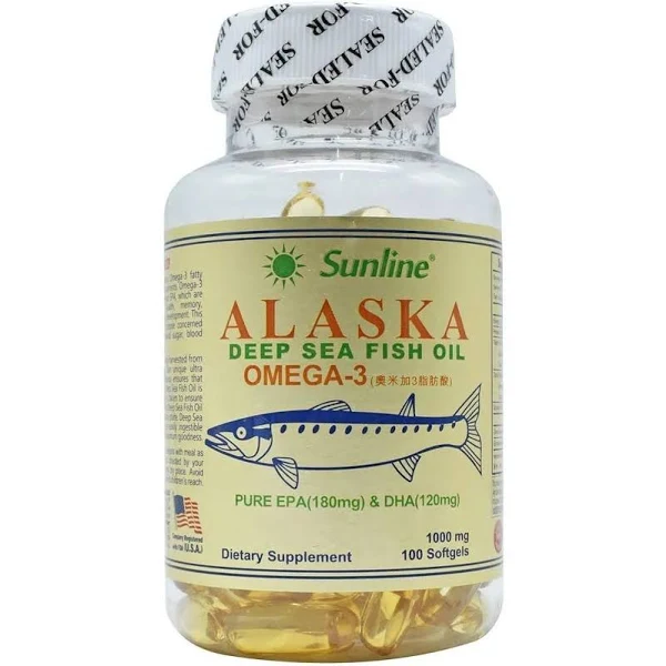 Alaska Fish Oil Omega-3 100softgel |Omega 3