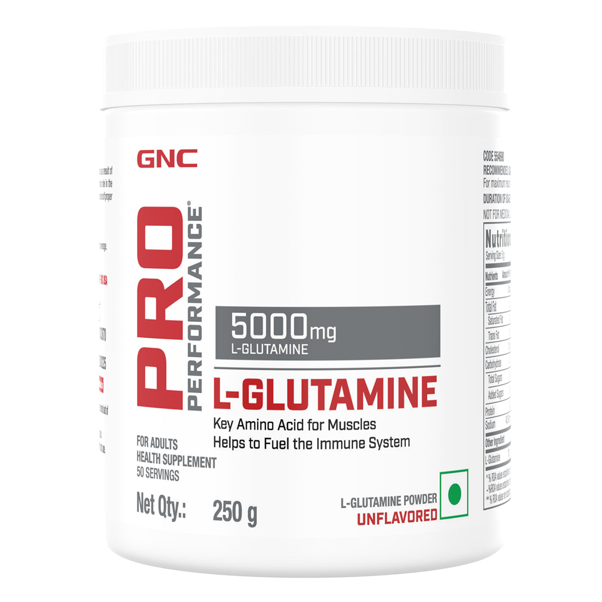 Gnc Glutamine 250Gm 