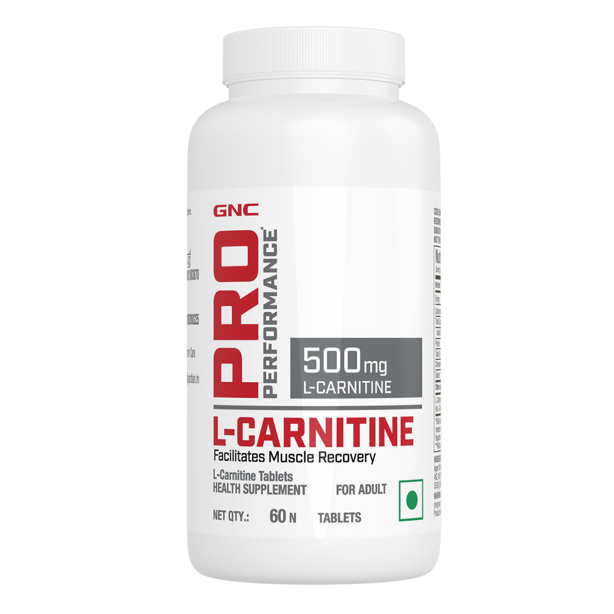 Gnc L Carnitine 500Mg 60Cap 