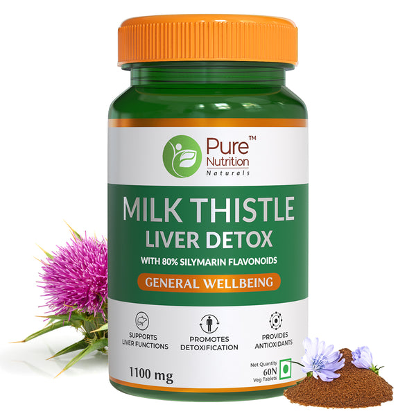 Pure Nutrition Milk Thistle Liver Detox  60 Veg Tabs