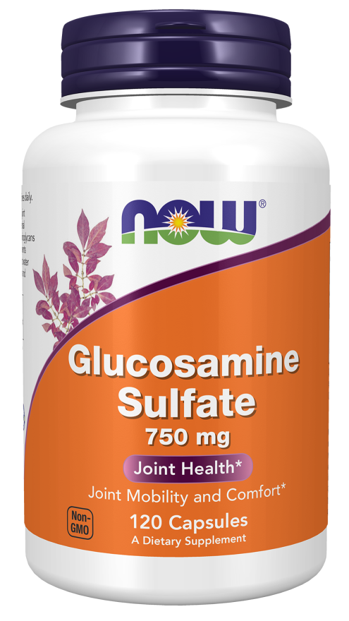 NOW GLUCOSAMINE SULFATE 750mg 120 VCAPS-3235