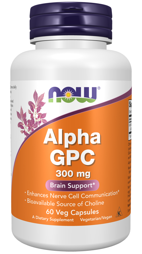 NOW ALPHA GPC 300MG 60 VCAPS -3085