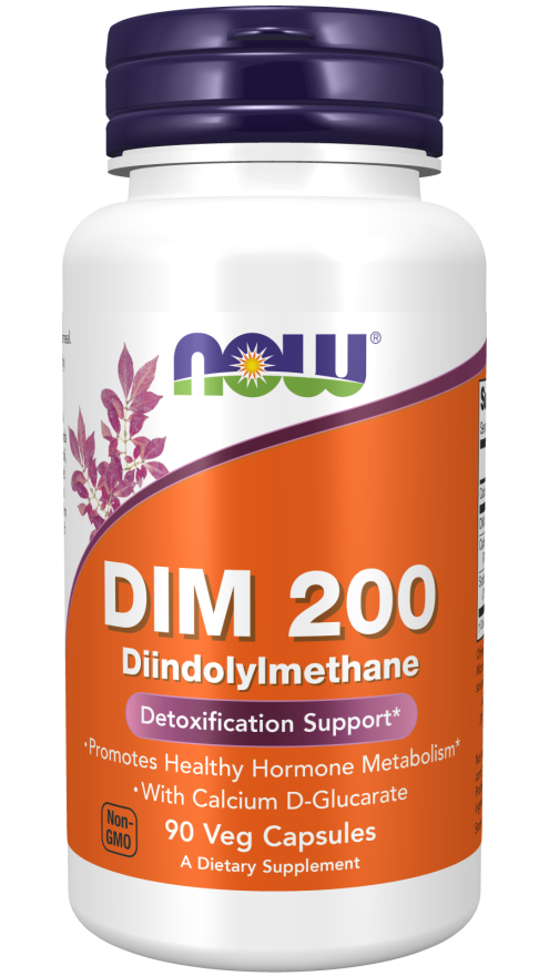 NOW DIM 200 w/ CALCIUM D-GLUCARATE  90 VCAPS -3049