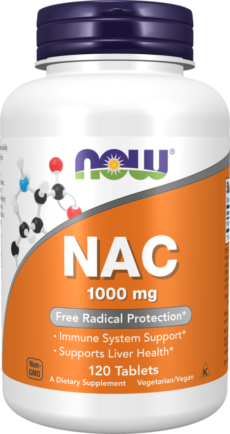 NOW N-ACETYL-CYSTEINE ( NAC ) 1000 MG 120 TABS -185