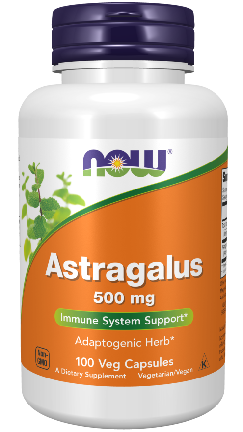 NOW ASTRAGALUS 500mg  100 VCAPSM -4605