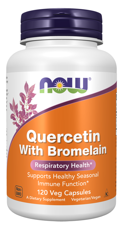 NOW QUERCETIN W/BROMELAIN 120 VCAPS -3070
