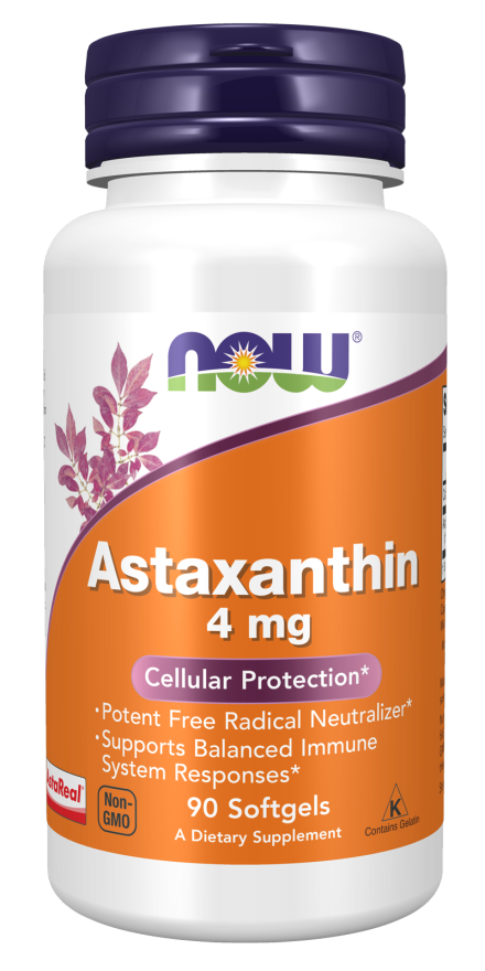 NOW ASTAXANTHIN 4 MG  90 SGELS -2305