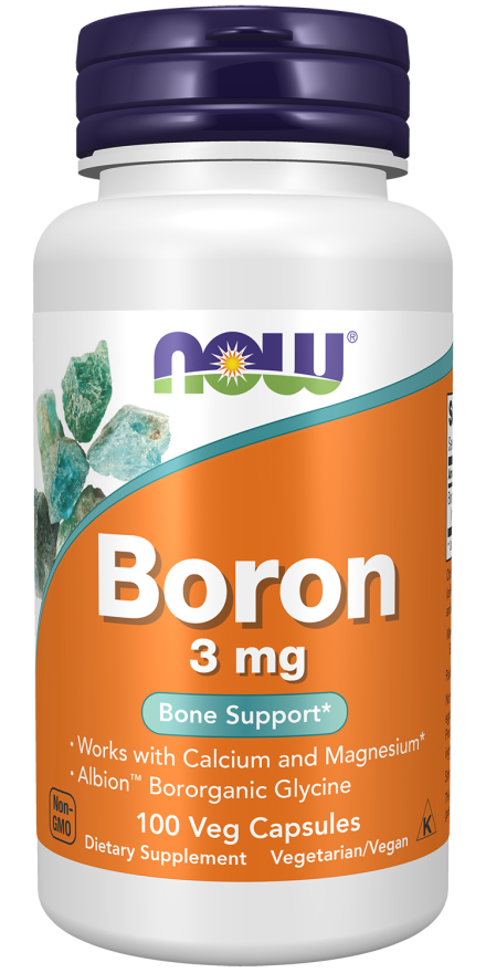 NOW BORON 3mg  100 VCAPS -1410