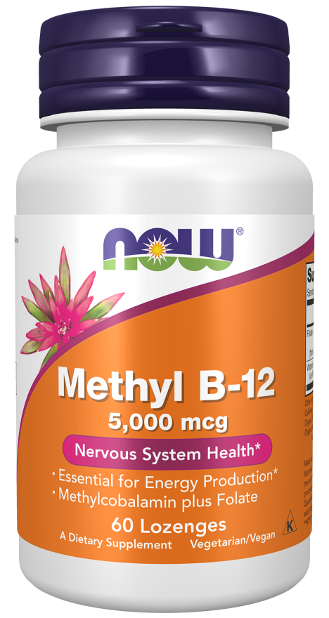 NOW METHYL B-12 5000mcg 60 LOZ-496