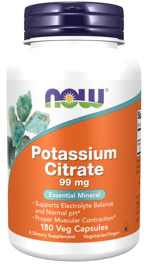 NOW POTASSIUM CITRATE CAPS   180 VCAPS-1448