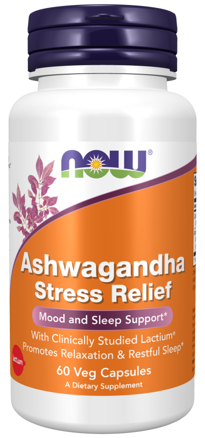 NOW ASHWAGANDHA STRESS RELIEF  60 VCAPS-2375
