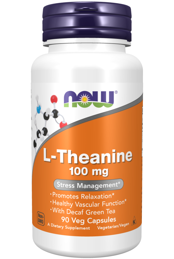 NOW L THEANINE 100MG   90 VCAPS-145