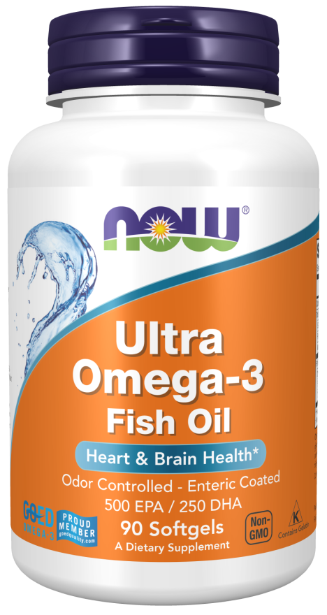 NOW ULTRA OMEGA 3 FISH OIL 90 SGELS-1661