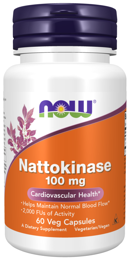 NOW NATTOKINASE 100MG  60 VCAPS-3140