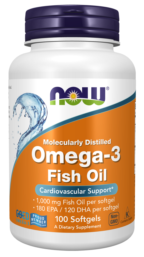 NOW OMEGA-3 1000mg  100 SGELS-1650