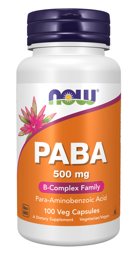 NOW PABA 500mg  100 CAPS-485