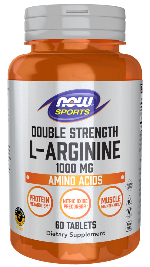 NOW L ARGININE 1000mg 60 TABS-25