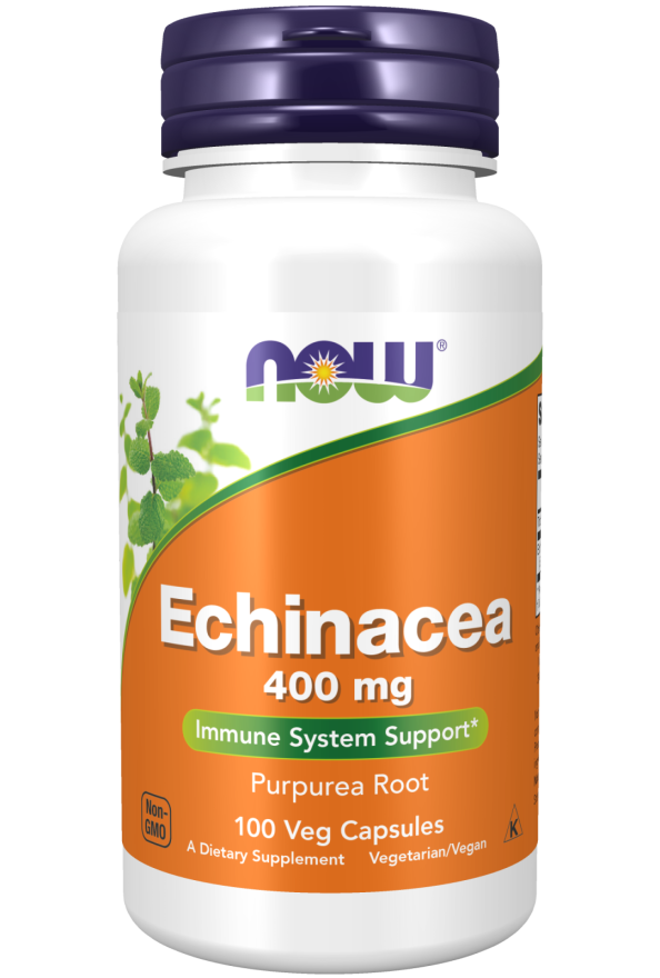 NOW ECHINACEA PURP 400mg  100 VCAPS-4660