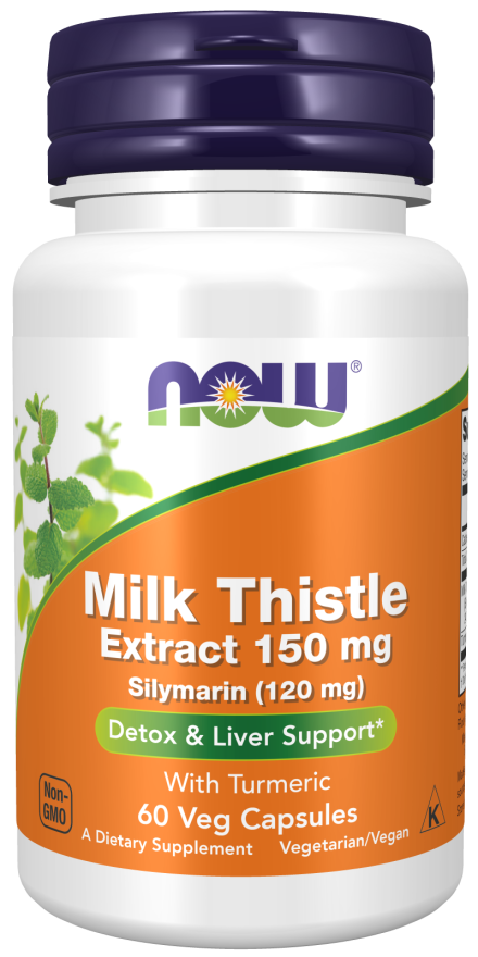 NOW MILK THISTLE EXT 150mg 60 VCAPS-4735