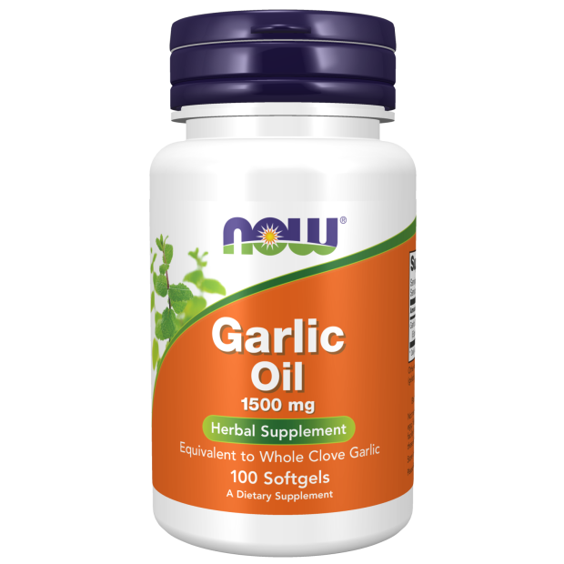 NOW GARLIC OIL 1500mg   100 SGELS-1790
