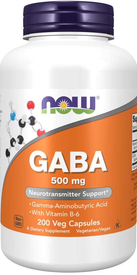 NOW GABA 500mg 200 VCAPS-88