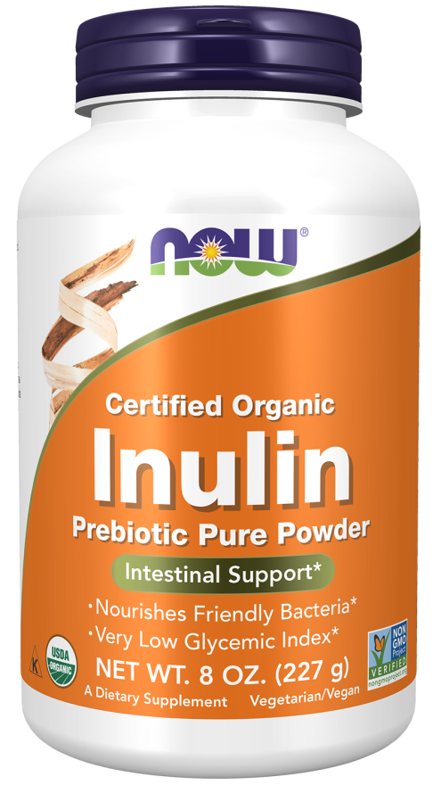 NOW ORG INULIN POWDER  8 OZ-2944