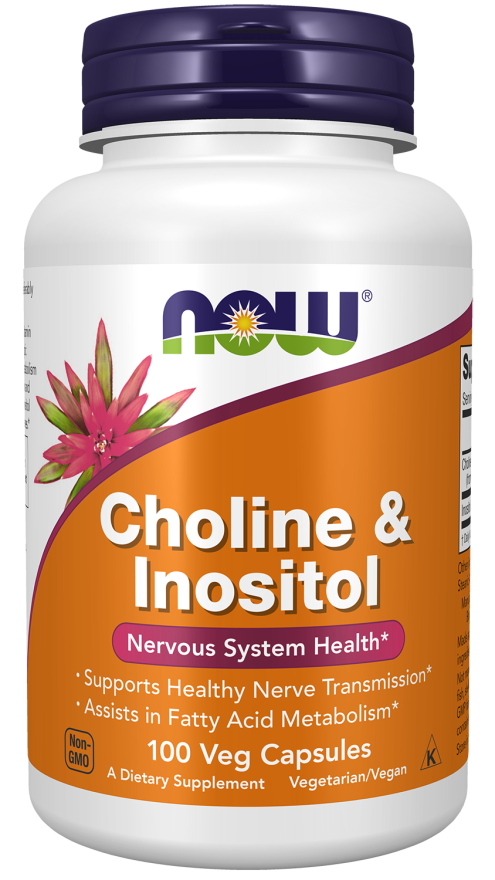 NOW CHOLINE & INOSITOL 250/250mg 100 VCAPS-470