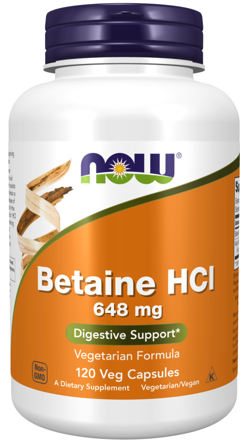 NOW BETAINE HCL  120 VCAPS-2938