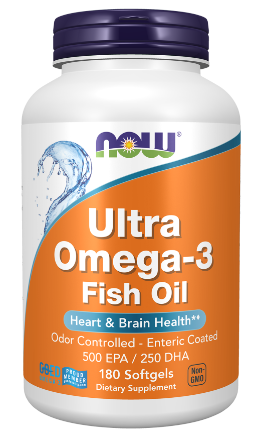NOW ULTRA OMEGA 3 FISH OIL   180 SGELS-1662