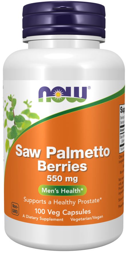 Now Saw Palmetto Berries 550MG | Men's Health | 100 Veg Caps-4747