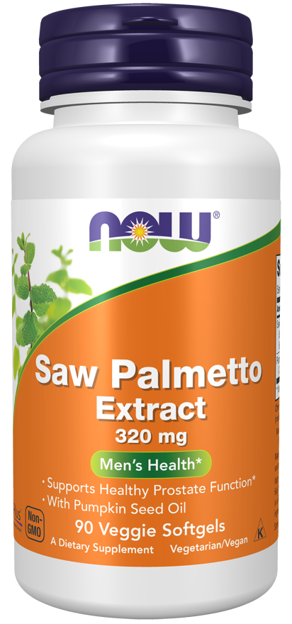 NOW SAW PALMETTO 320 MG  90 VGELS-4756